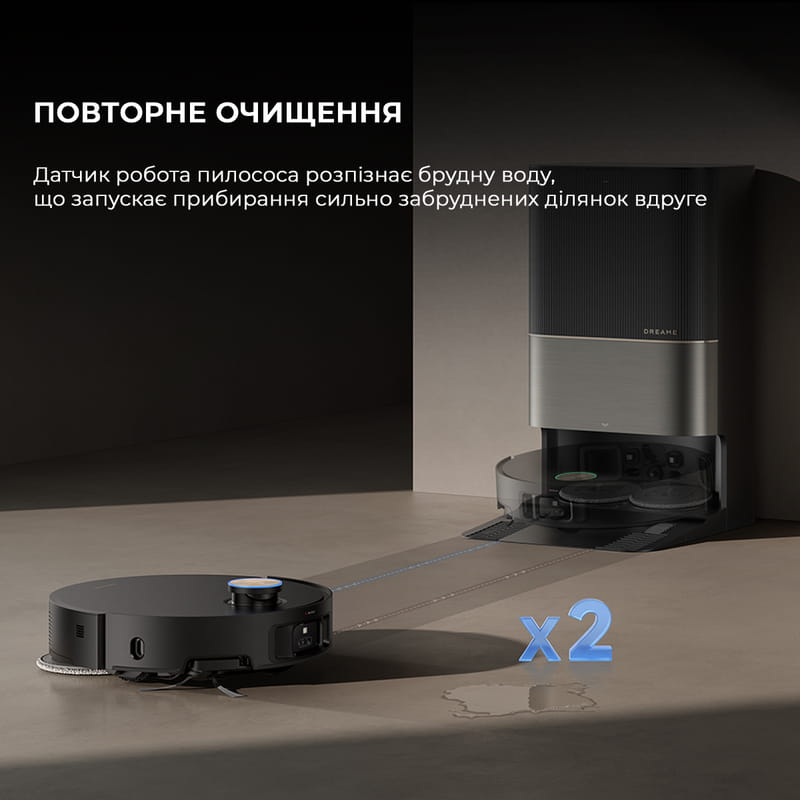 Робот-пылесос Dreame X50 Ultra Complete Black (RLX85CE-4-BL)