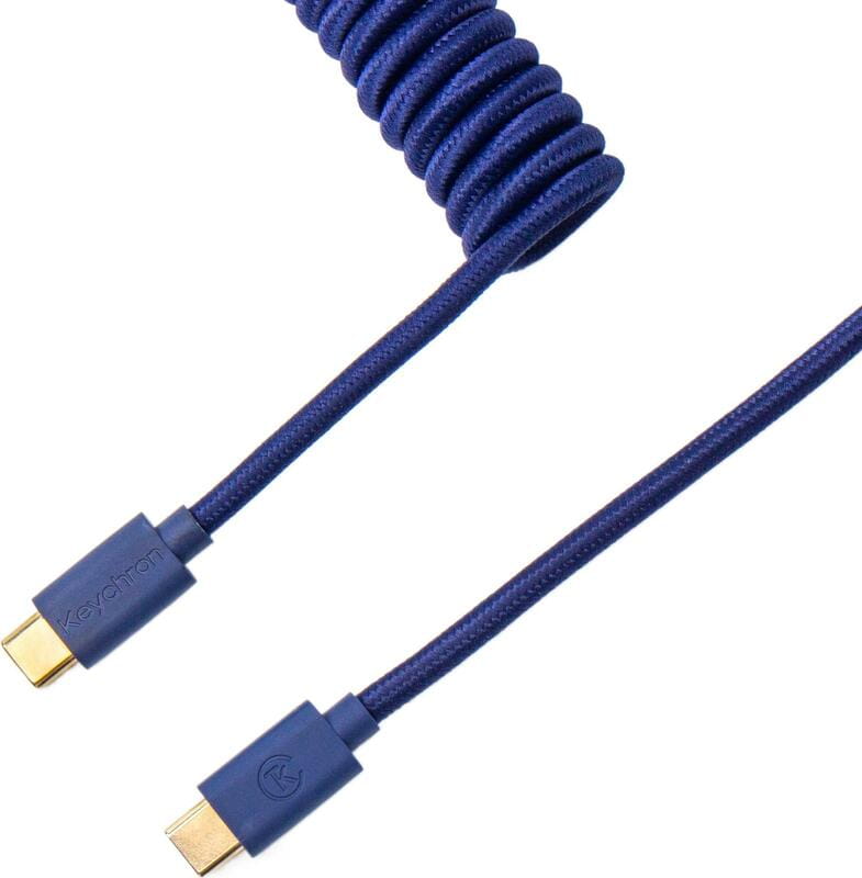 Кабель для клавіатури Keychron Coiled Cable Blue (CABL_KEYCHRON)