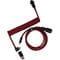 Фото - Кабель для клавіатури Keychron Premium Coiled Aviator Cable-Angled Red (CAB4_KEYCHRON) | click.ua
