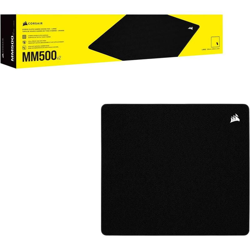 Iгрова поверхня Corsair MM500 v2 Hybrid Cloth L Black (CH-941B161-WW)