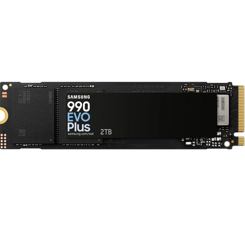 Накопитель SSD  2ТB Samsung 990 EVO Plus M.2 2280 PCIe 5.0 x2 NVMe V-NAND TLC (MZ-V9S2T0BW)