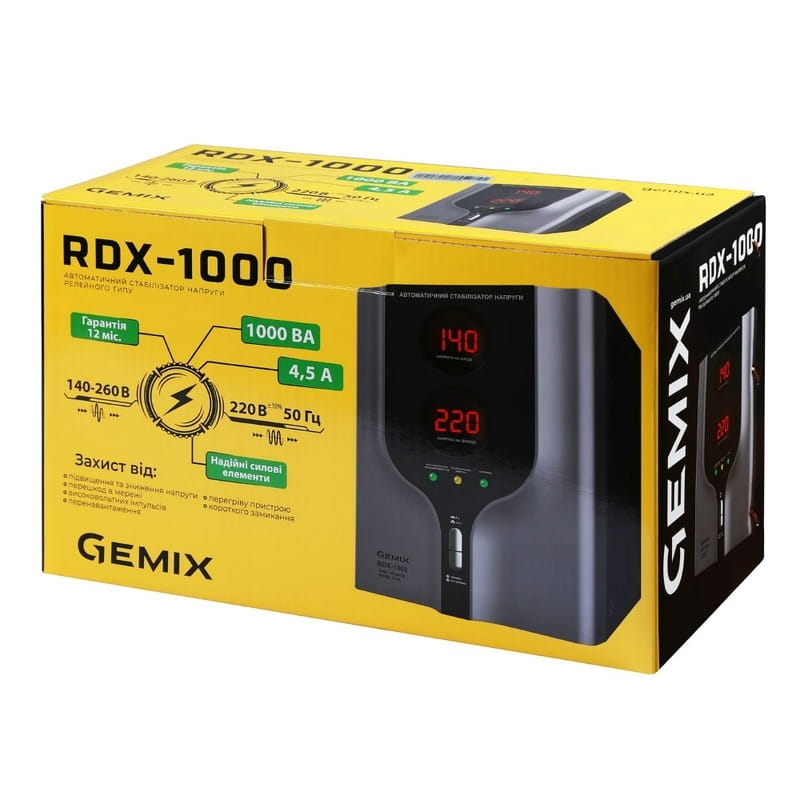 Стабилизатор Gemix RDX-1000