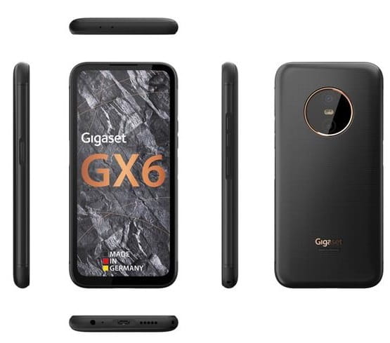 Смартфон Gigaset GX6 IM 8/128 GB Dual Sim Titanium Black (S30853-H1529-R112)