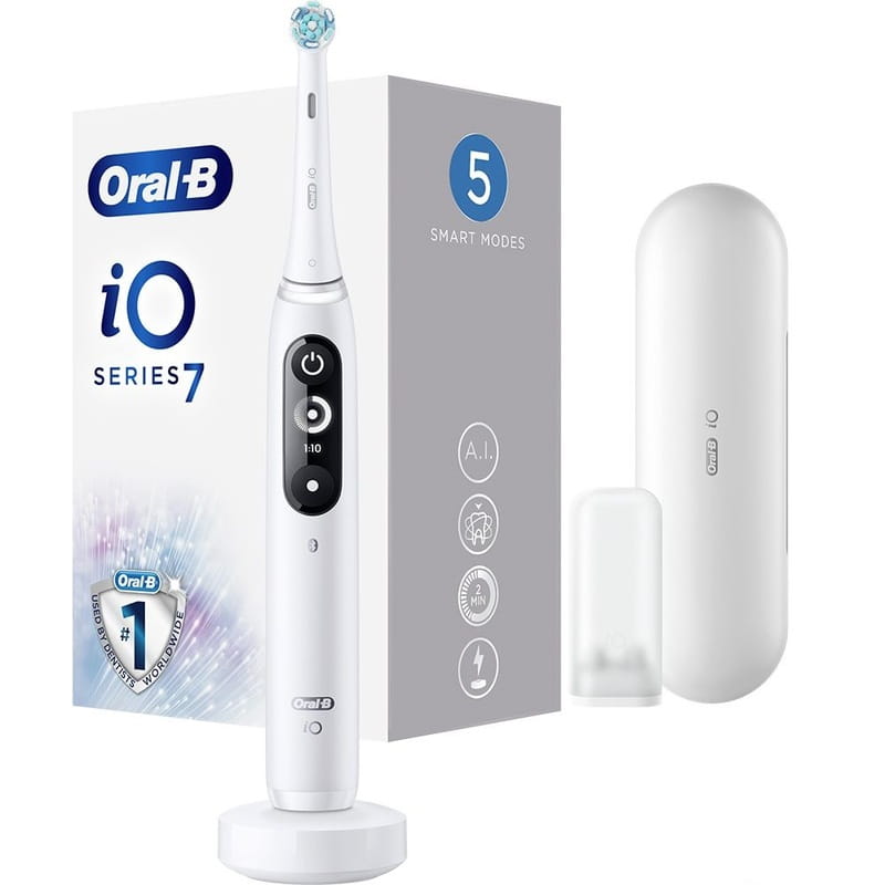 Зубная электрощетка Braun Oral-B iO Series 7 iOM7.1A1.1BD White Alabaster