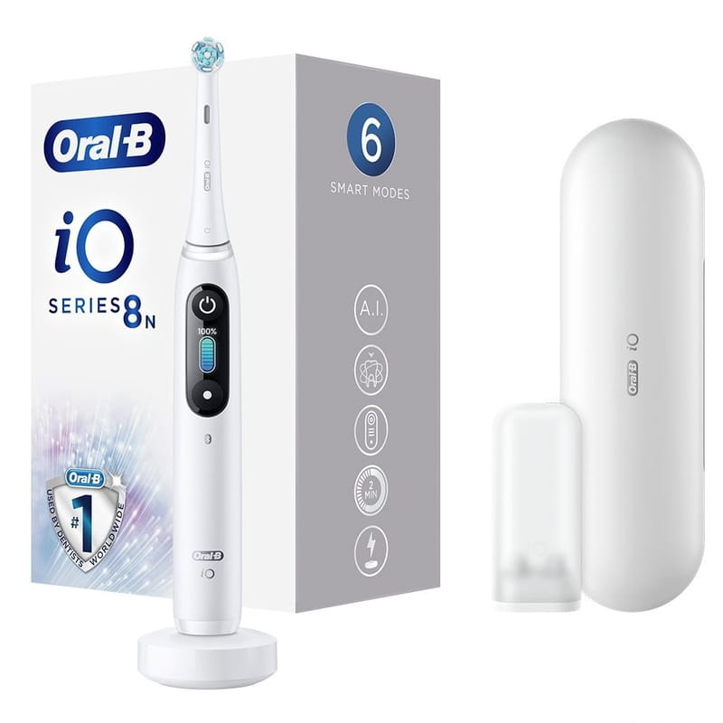 Зубна електрощітка Braun Oral-B iO Series 8 iOM8.1A1.1BD White Alabaster