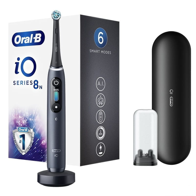 Зубна електрощітка Braun Oral-B iO Series 8 iOM8.1B2.2BD Black Onyx