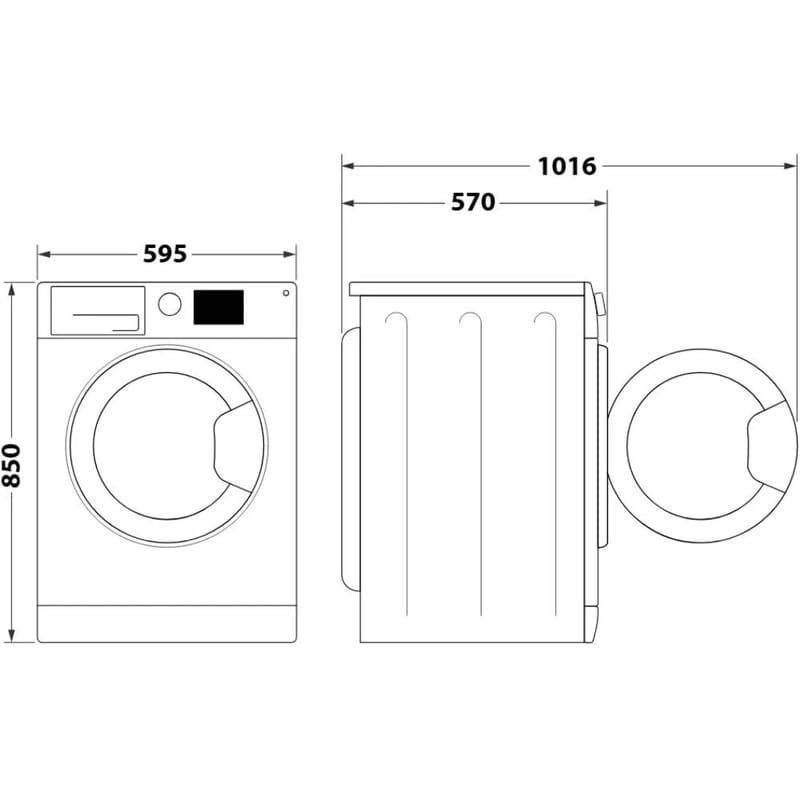 Пральна машина з сушкою Whirlpool FFWD 8649 BV UA
