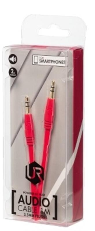 Аудио-кабель Trust Urban mini-jack 3.5мм(M) to mini-jack 3.5мм(M) 1м, Red (20177)