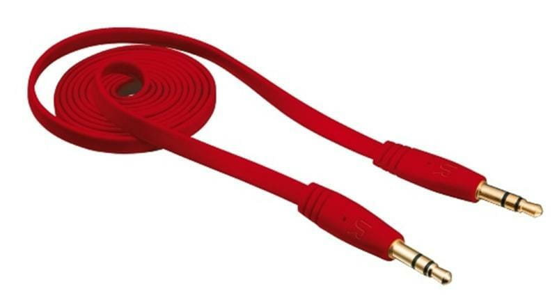 Аудио-кабель Trust Urban mini-jack 3.5мм(M) to mini-jack 3.5мм(M) 1м, Red (20177)
