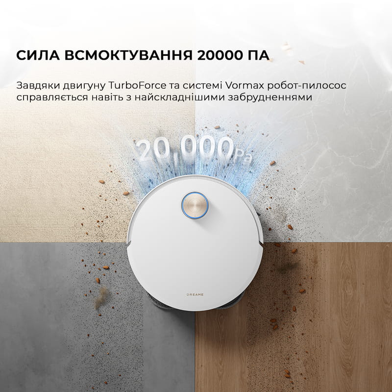 Робот-пылесос Dreame X50 Ultra White (RLX85CE-6-WH)