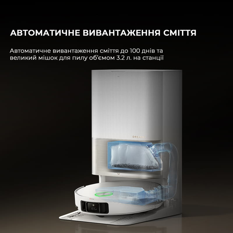 Робот-пылесос Dreame X50 Ultra White (RLX85CE-6-WH)