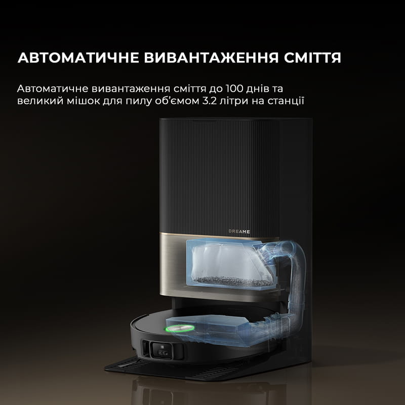 Робот-пылесос Dreame X50 Ultra Black (RLX85CE-6-BL)