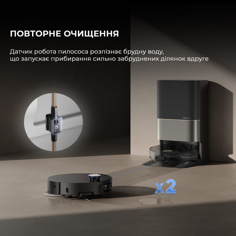 Робот-пылесос Dreame X50 Ultra Black (RLX85CE-6-BL)