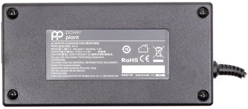 Блок живлення PowerPlant для ноутбука Asus 220V, 19.5V 230W 11.8A 6.0х3.7мм (AS230G6037)