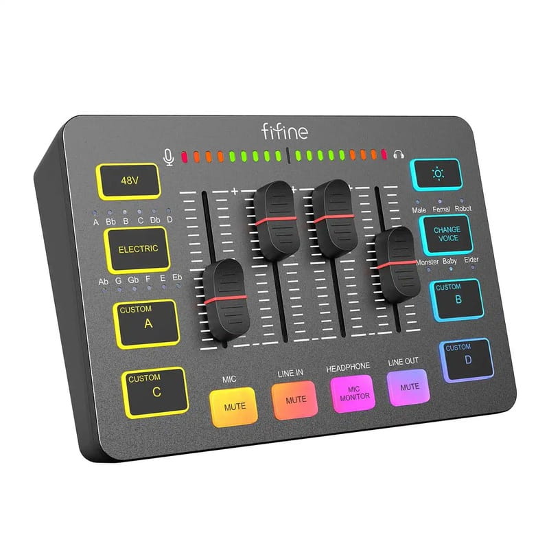 Мікшерный пульт Fifine SC3