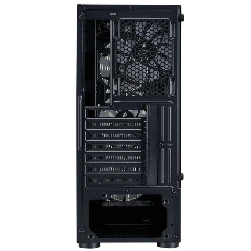 Корпус 1stPlayer D4-BK-4F1 Black без БЖ