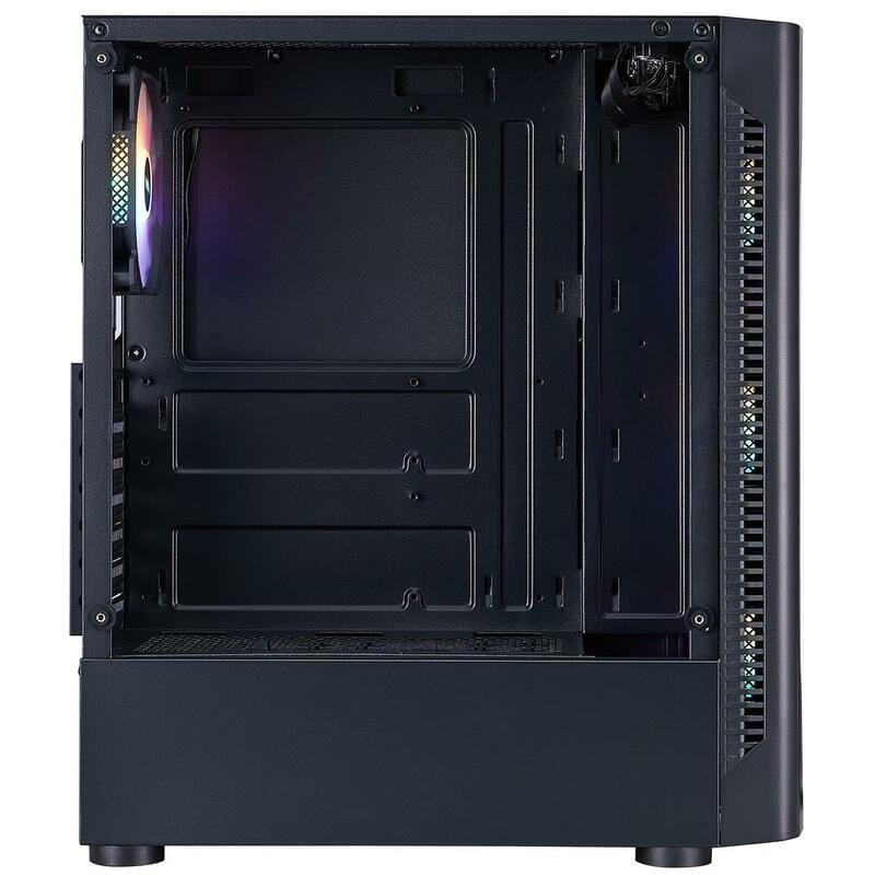 Корпус 1stPlayer D4-BK-4F1 Black без БЖ
