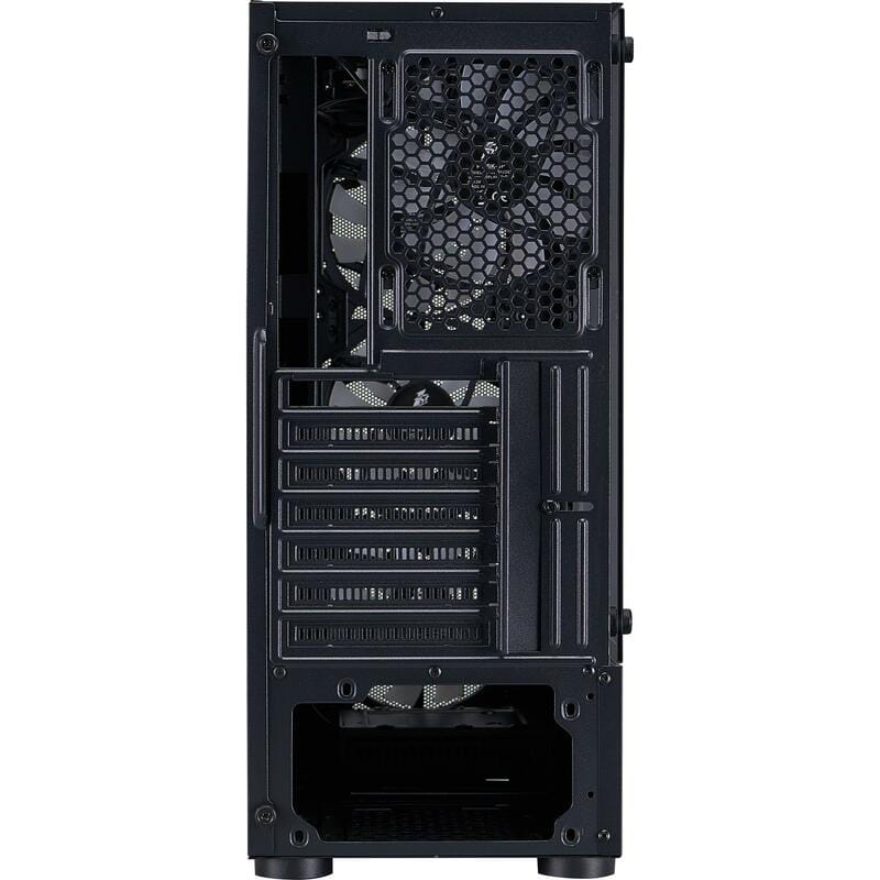 Корпус 1stPlayer D4-BK-4F1 Black без БЖ