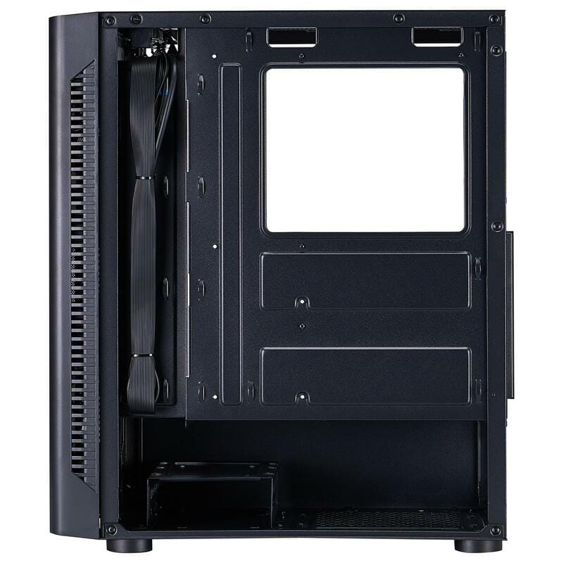 Корпус 1stPlayer D4-BK-4F1 Black без БЖ