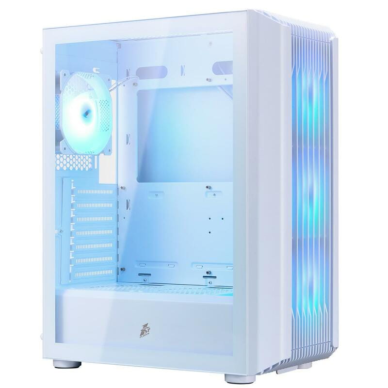 Корпус 1stPlayer H6-WH-4F7-W White без БП