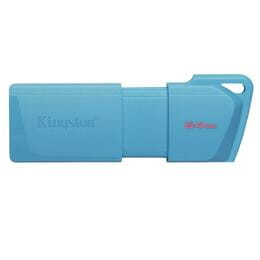 Флеш-накопичувач USB3.2  64GB Kingston DataTraveler Exodia M Aqua Blue (KC-U2L64-7LB)