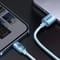 Фото - Кабель Baseus Crystal Shine USB - Lightning (M/M), 2.4A, 2 м Sky Blue (CAJY001203) | click.ua