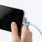 Фото - Кабель Baseus Crystal Shine USB - Lightning (M/M), 2.4A, 2 м Sky Blue (CAJY001203) | click.ua
