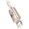 Фото - Кабель Baseus Crystal Shine USB - Lightning (M/M), 2.4A, 2 м Pink (CAJY001204) | click.ua