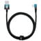 Фото - Кабель Baseus MVP 2 USB - Lightning (M/M), 2.4A, 1 м Black/Blue (CAVP000021) | click.ua