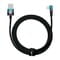 Фото - Кабель Baseus MVP 2 USB - Lightning (M/M), 2.4A, 2 м Black/Blue (CAVP000121) | click.ua