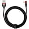 Фото - Кабель Baseus MVP 2 USB - Lightning (M/M), 2.4A, 2 м Black/Red (CAVP000120) | click.ua