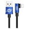 Фото - Кабель Baseus MVP USB - Lightning (M/M), 1.5A, 2 м Blue (CALMVP-A03) | click.ua