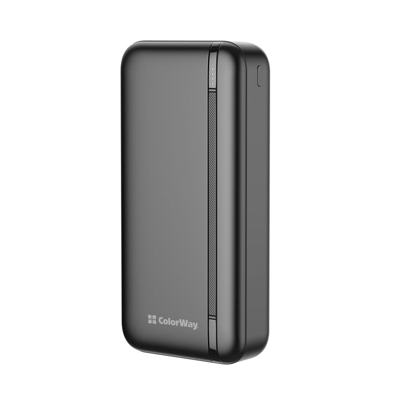 Универсальная мобильная батарея ColorWay Portable Charger 20000mAh Black (CW-PB200LPB4BK-PD)