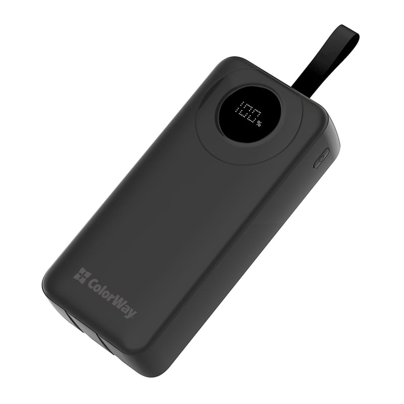 Универсальная мобильная батарея ColorWay EnergyPlus 30000mAh Black (CW-PB300LPB4BK-PDD)