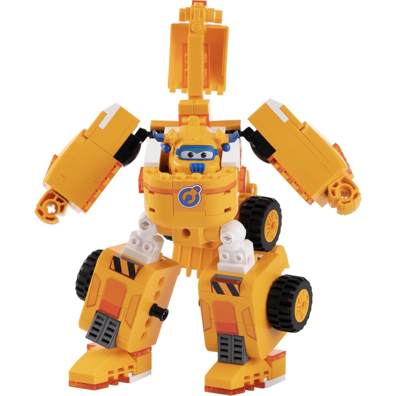 Конструктор-трансформер Super Wings Small Blocks 2-in-1 Buildable Transforming Vehicle Donnie (EU385007)