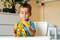 Фото - Конструктор-трансформер Super Wings Small Blocks 2-in-1 Buildable Transforming Vehicle Donnie (EU385007) | click.ua