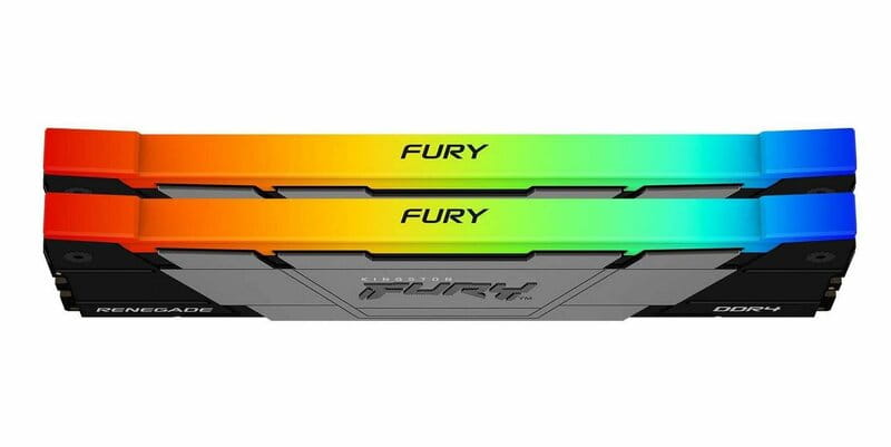 Модуль памяти DDR4 2x32GB/3200 Kingston Fury Renegade RGB Black (KF432C16RB2AK2/64)
