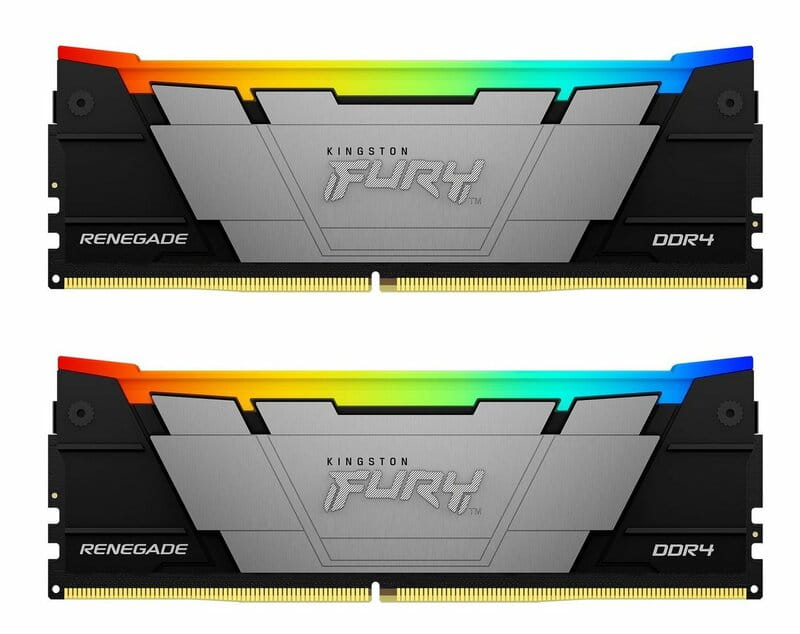 Модуль памяти DDR4 2x32GB/3200 Kingston Fury Renegade RGB Black (KF432C16RB2AK2/64)