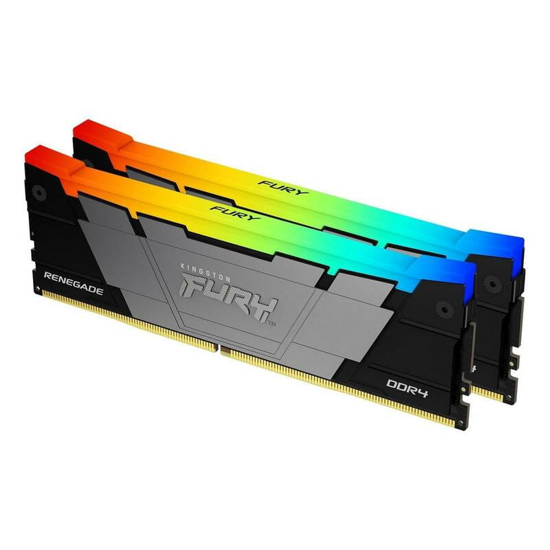 Модуль памяти DDR4 2x32GB/3200 Kingston Fury Renegade RGB Black (KF432C16RB2AK2/64)