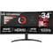 Фото - Монітор LG 34" UltraWide 34WR50QK-B IPS Black 100Hz Curved | click.ua