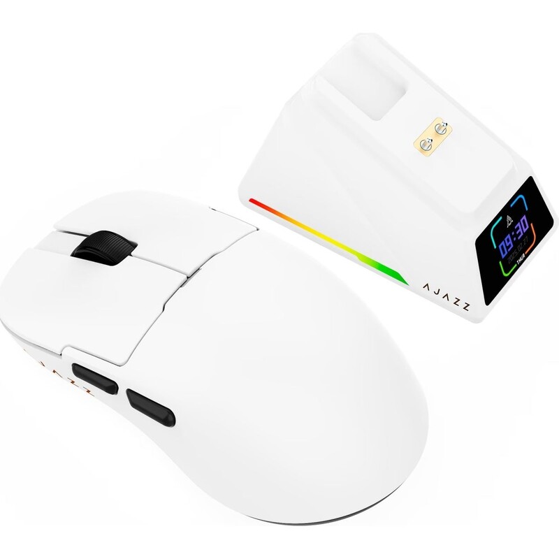 Мышь беспроводная Ajazz AJ159 Apex White (AJM159-A-W)