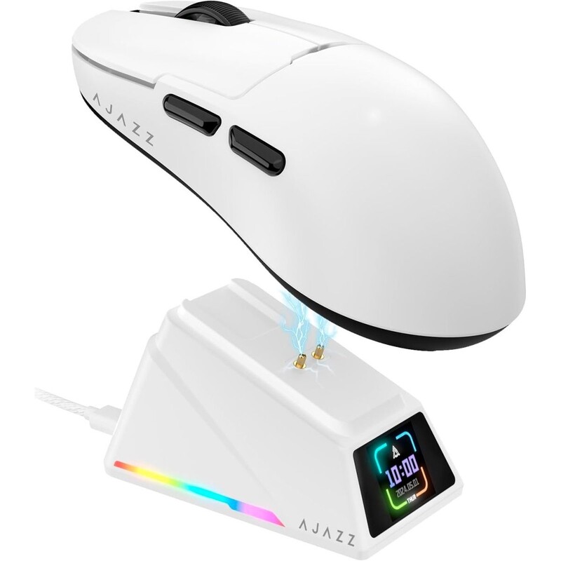 Мышь беспроводная Ajazz AJ159 Apex White (AJM159-A-W)