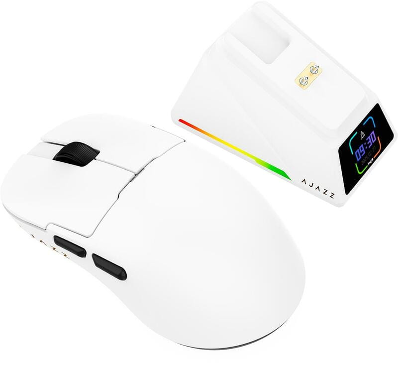 Мышь беспроводная Ajazz AJ159 Apex White (AJM159-A-W)