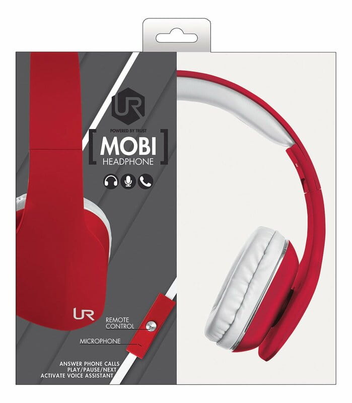 Bluetooth-гарнитура Trust Urban Revolt Mobi Headphone Red (20114)