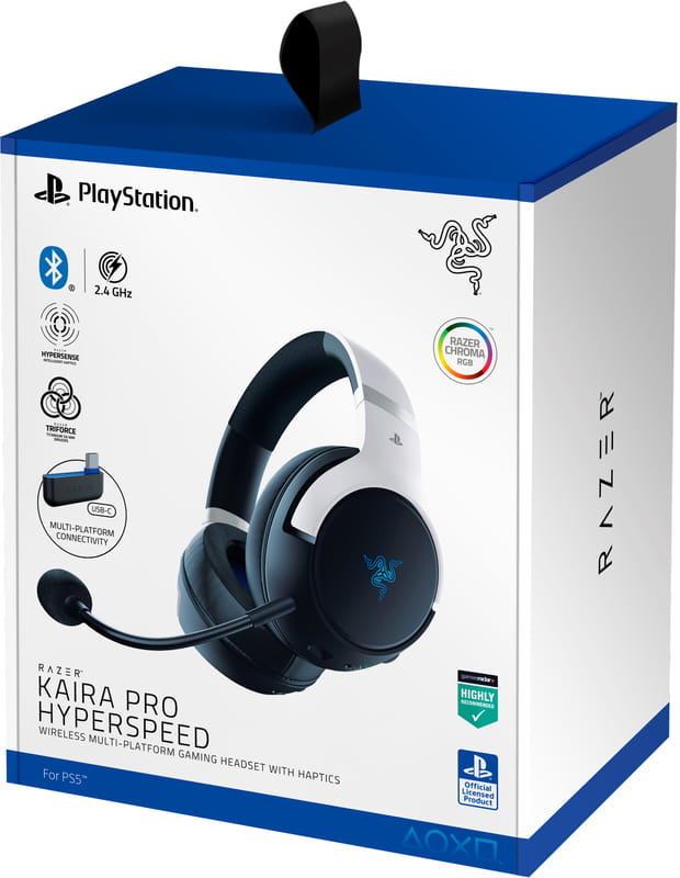 Bluetooth-гарнитура Razer Kaira Pro Hyperspeed for PS5 (RZ04-04030200-R3G1)