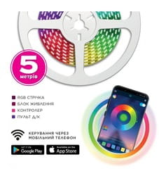 Купить Светодиодная лента ELM 5050 30LED IP20 RGB (19-0015) Светодиодная лента ELM 5050 30LED IP20 RGB (19-0015)