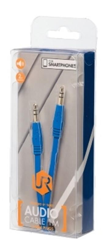 Аудио-кабель Trust Urban mini-jack 3.5мм(M) to mini-jack 3.5мм(M) 1м, Blue (20176)