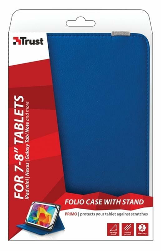 Чохол-книжка Trust Primo Folio Universal 7-8" Blue (20313)