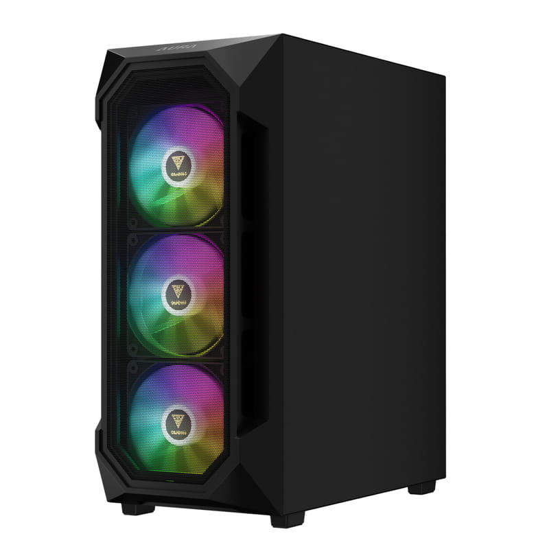 Корпус Gamdias Aura GC1 Elite ARGB Black без БП