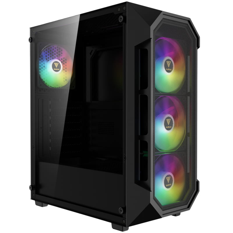 Корпус Gamdias Aura GC1 Elite ARGB Black без БП
